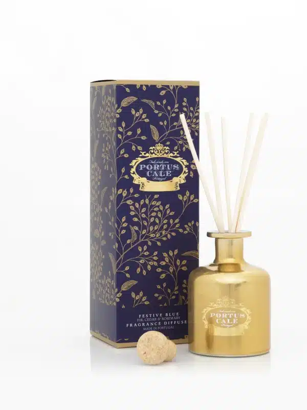 festive blue golden 250ml fragrance diffuser