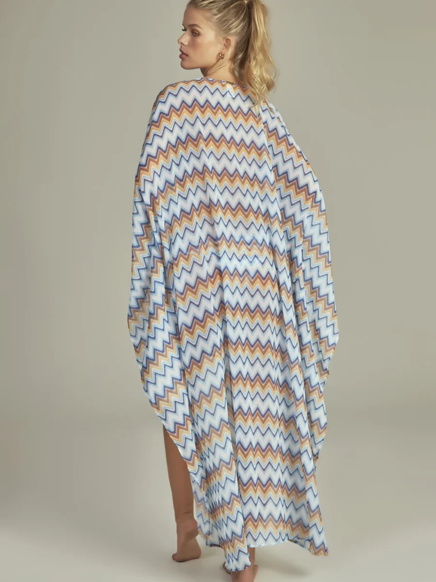 S2301O Costas_ Empress Brasil_Kaftan Maresias_Estampa Chevron Azul