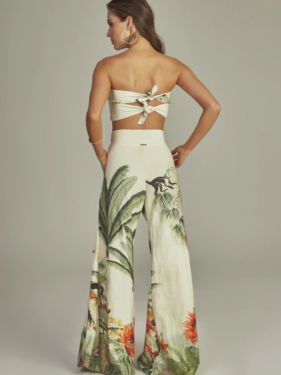 S2318L_S2309L Costas_Empress Brasil_ Pantalona e Top Cropped_Estampa Tropical